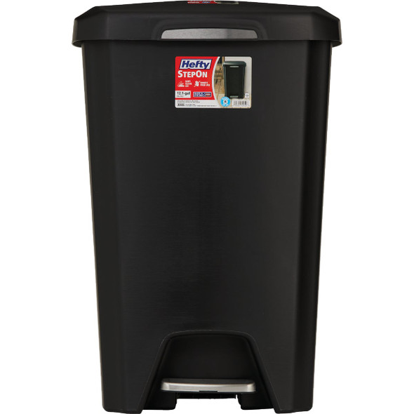 Hefty 12.1 Gal. StepOn Trash Can Hefty 12.1 Gal. StepOn Trash Can