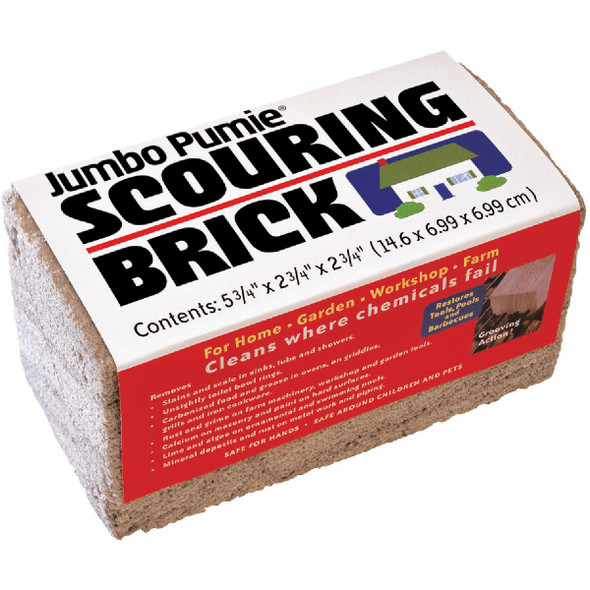 Jumbo Pumie 2.75 In. x 5.75 In. Scouring Brick JPS-12