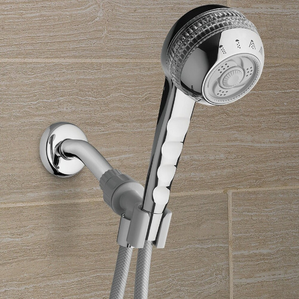 Waterpik PowerSpray+ 4-Spray 1.8 GPM Handheld Shower, Chrome SM-453CGE 403541