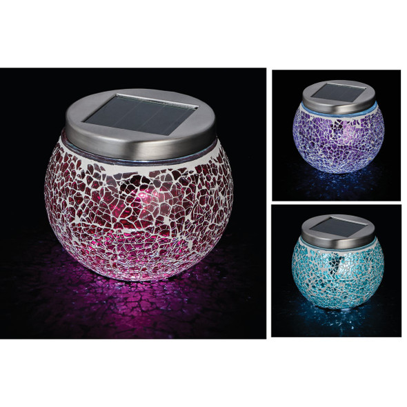 Outdoor Expressions Mosaic Solar Table Light LG-26 Pack of 12