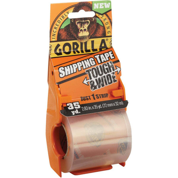 Gorilla 2.83 In. W. x 35 Yd. L. Clear Shipping Tape 6045002