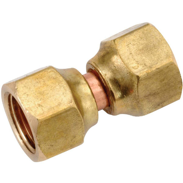 Anderson Metals 1/2 In. Brass Flare Swivel Union 754070-08