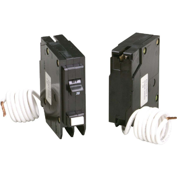 Eaton BR 20A Single-Pole Self Test GFCI Breaker BRN120GF