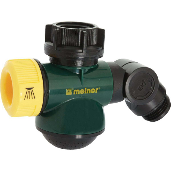 Melnor Wash & Fill 3/4 In. FNH x 3/4 In. MNH Plastic Y Hose Connector 15109