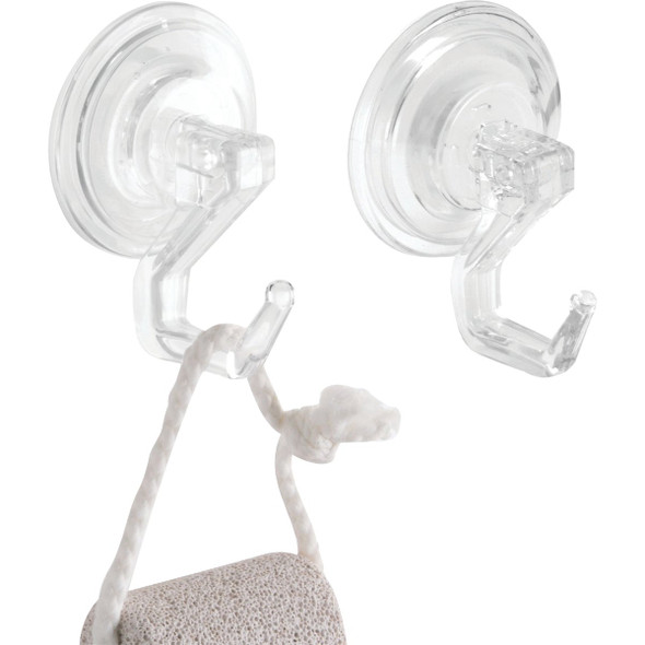 iDesign Power Lock Suction Shower Hook (2-Count) 52820 601754