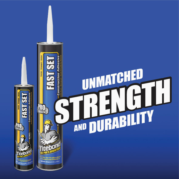 Titebond 10 Oz. Fast Set Construction Adhesive 4221 261007