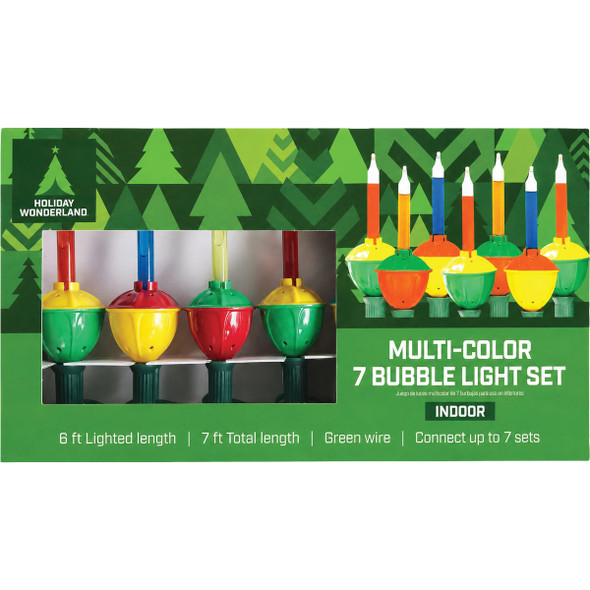 Home Impressions Multi 7-Bulb C7 Bubble Light Set 900137