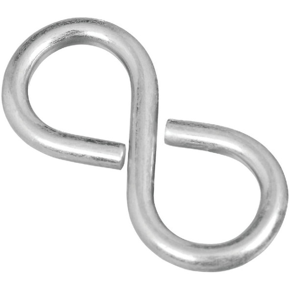 National Hardware 1-5/8 In. Zinc Light Closed S Hook (4-Count) N121-319