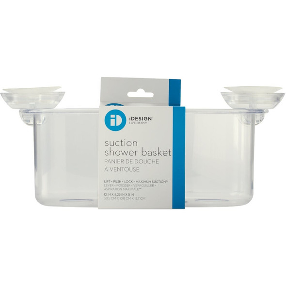iDesign Power Lock Suction Shower Basket 52420 601745