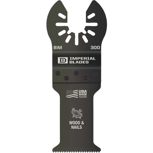 Imperial Blades ONE FIT 18 TPI 1-1/4 In. Wood/Nails Oscillating Blade IBOA300-1
