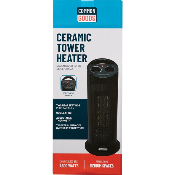 Home Impressions 1500W 120V Tower Ceramic Space Heater HC-2017 401830