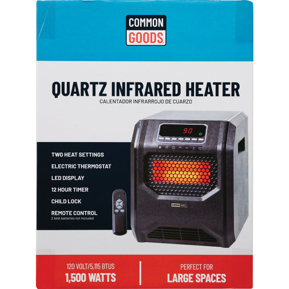 Home Impressions 1500W 120V Quartz Heater GD9215AR1 401961