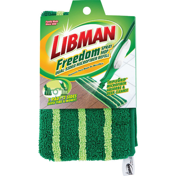 Libman Freedom Dual Sided Microfiber Spray Mop Refill