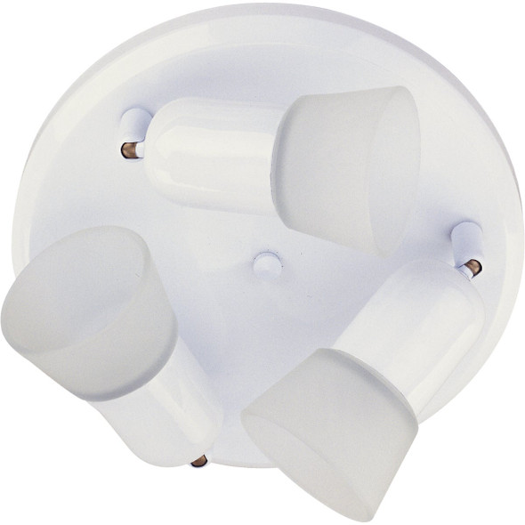 Canarm 5 Series 3-Bulb White Ceiling or Wall Light Fixture ICW5311