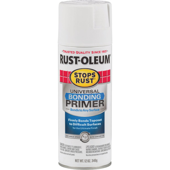 Rust-Oleum Stops Rust 12 Oz. Universal Bonding Primer Spray, White