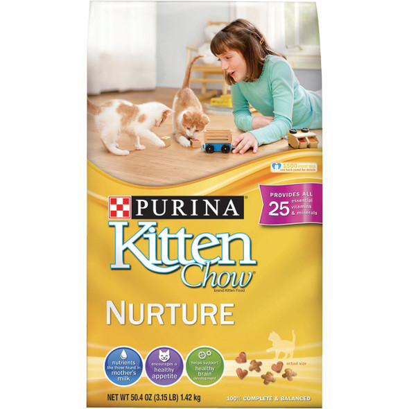 Purina Kitten Chow 3.15 Lb. Chicken Flavor Dry Kitten Food 178585