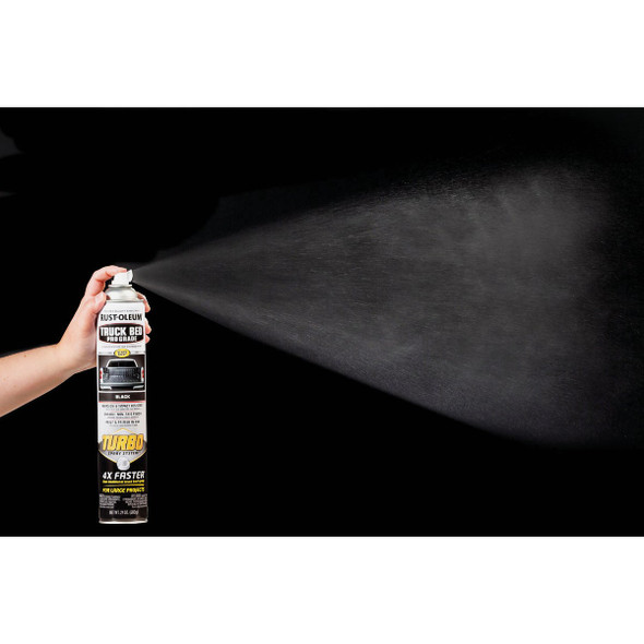 Rust-Oleum Pro Grade Turbo 24 Oz. Black Truck Bed Liner Spray