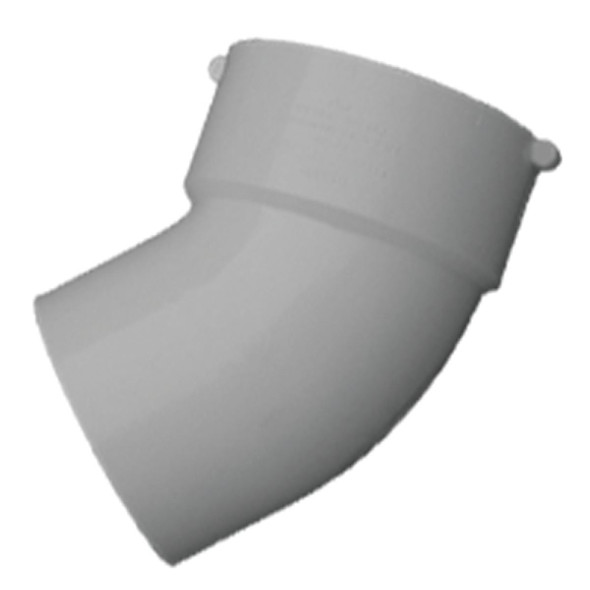 IPEX 4 In. SDR 35 45 Deg. PVC Sewer and Drain Street Elbow (1/8 Bend) 414194BC