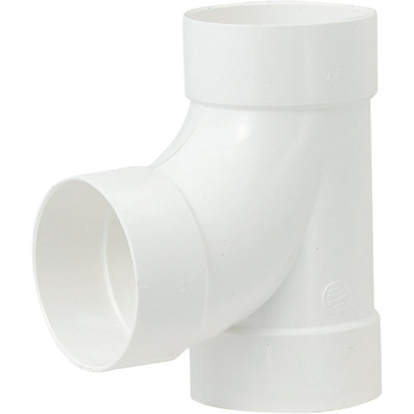 IPEX Sanitary Tee 6 In. PVC Sewer and Drain Tee 414126BC 402068