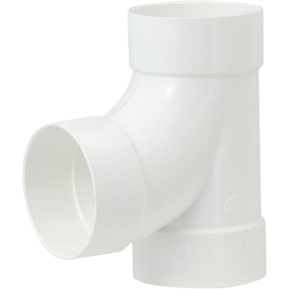 IPEX Sanitary Tee 6 In. PVC Sewer and Drain Tee IPEX Sanitary Tee 6 In. PVC Sewer and Drain Tee