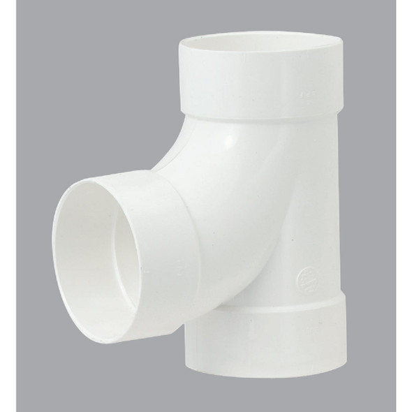 IPEX Sanitary Tee 6 In. PVC Sewer and Drain Tee 414126BC