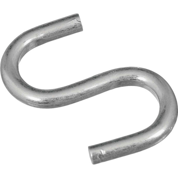 National Hardware 1 In. Zinc Heavy Open S Hook (6 Ct.) N121-574