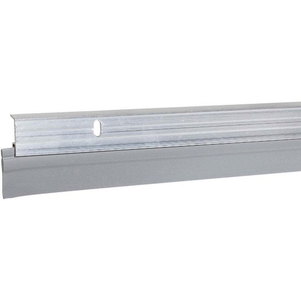 Do it Best 1-5/8 In. x 36 In. Silver Aluminum & Vinyl Door Sweep A59/36HDB