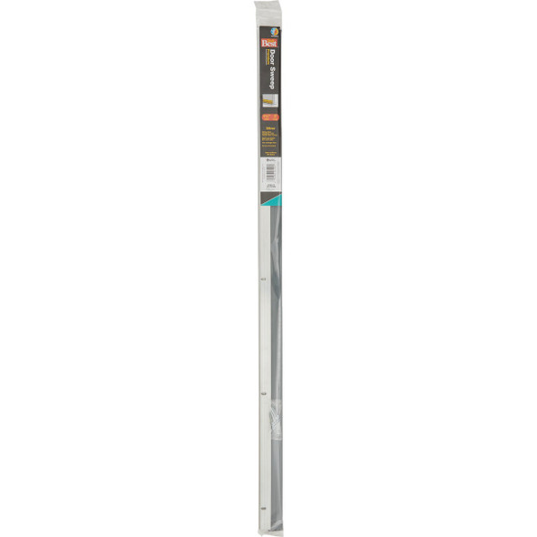 Frost King 1-5-8 In. x 36 In. Silver Aluminum & Vinyl Door Sweep A59-36H 270776