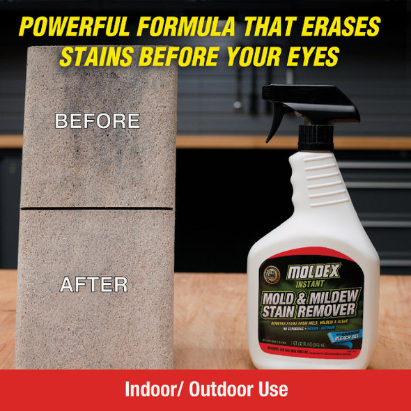 Moldex 32 Oz. Ready To Use Trigger Spray Instant Mold & Mildew Stain Remover 7010 771199