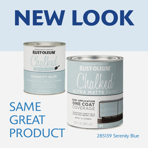 Rust-Oleum Chalked Serenity Ultra Matte 30 Oz. Chalk Paint 285139 771242