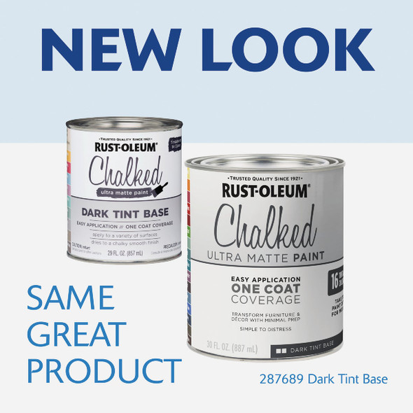 Rust-Oleum Chalked Dark Tint Ultra Matte 29 Oz. Chalk Paint 287689 771266