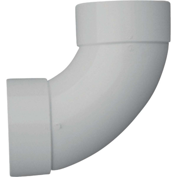 IPEX 6 In. SDR 35 90 Deg. PVC Sewer and Drain Sanitary Elbow (1/4 Bend) 414166BC