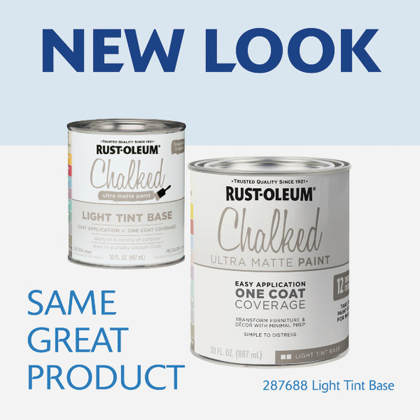Rust-Oleum Chalked Light Tint Ultra Matte 29 Oz. Chalk Paint 287688 771268