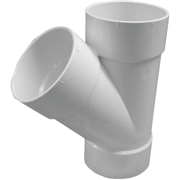 IPEX SDR 35 Hub 3 In. PVC Sewer and Drain Wye 414133BC