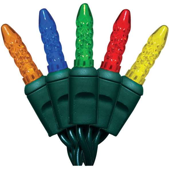 Holiday Wonderland  Multi 200-Bulb Faceted M5 Mini LED Light Set KT-LED-2405