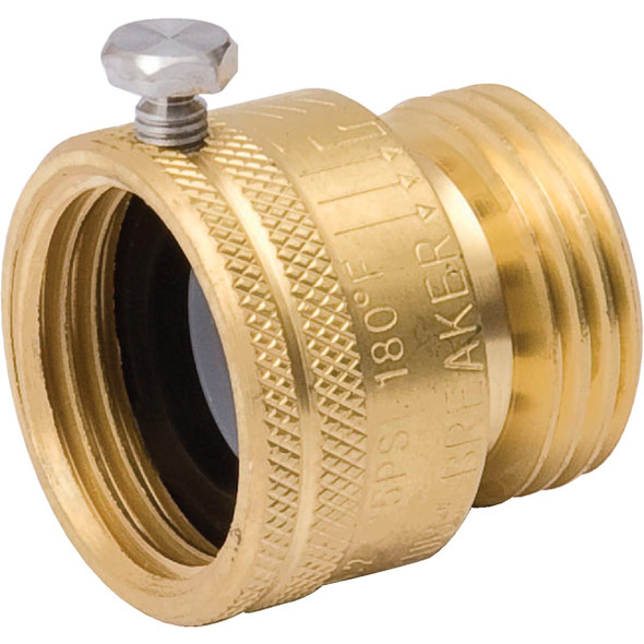 ProLine Brass 3/4 In. FHT x 3/4 In. MHT Vacuum Breaker 108-904NL