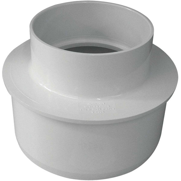 IPEX SDR 35 6 In. x 4 In. PVC Sewer and Drain Reducer Bushing 414226BC