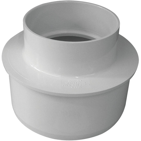 IPEX SDR 35 6 In. x 4 In. PVC Sewer and Drain Reducer Bushing 414226BC IPEX SDR 35 6 In. x 4 In. PVC Sewer and Drain Reducer Bushing 414226BC