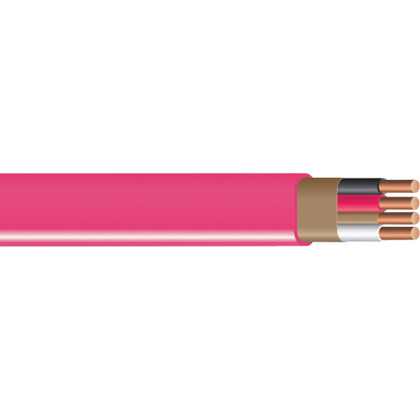 Romex 100 Ft. 10/3 Solid Pink NMW/G Electrical Wire 63948526