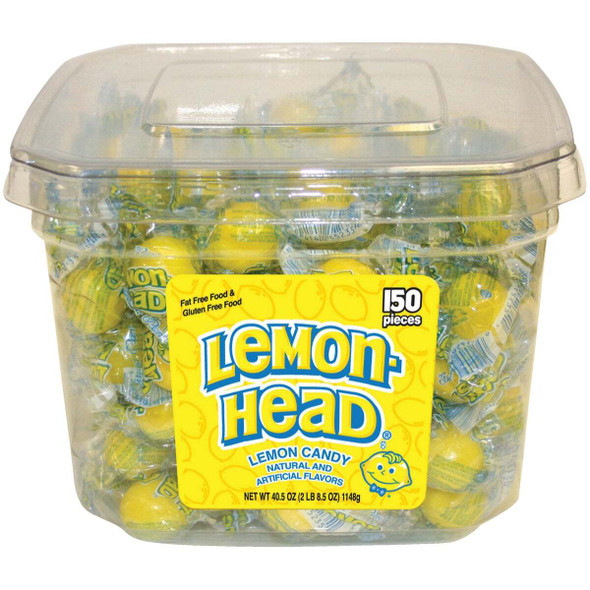 Lemon Head 0.3 Oz. Individually Wrapped Lemon Candy Display (150-Count) FER08251