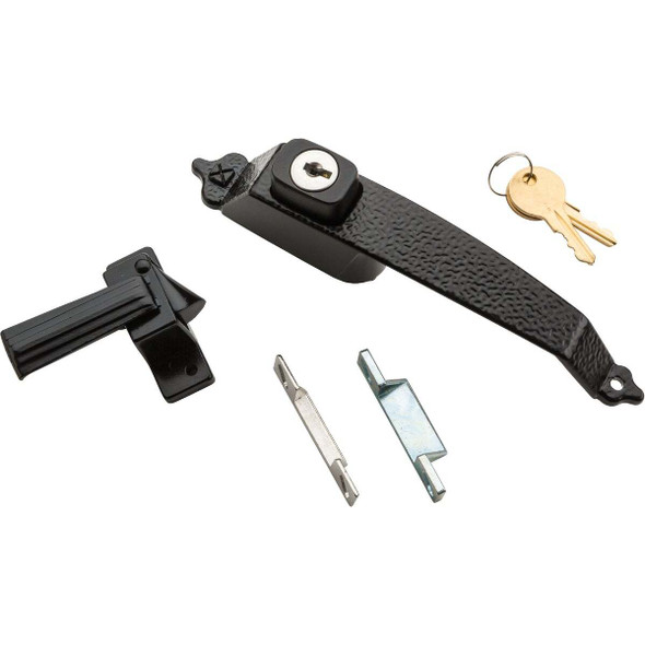 National Hardware Dual Keyed Push Button Door Latch N100-031