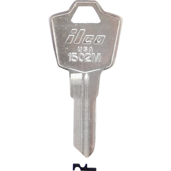 ILCO ESP Nickel Plated Mailbox Key, 1502M (10-Pack) IAA01081012