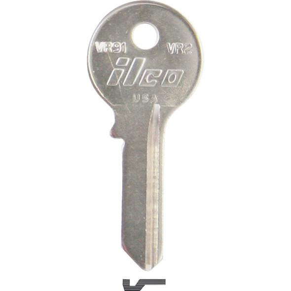 ILCO Viro Nickel Plated Padlock Key VR2 / VR91 (10-Pack) IAL34550002