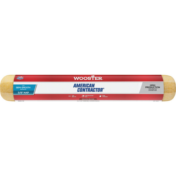 Wooster American Contractor 18 In. x 3/8 In. Knit Fabric Roller Cover R362-18