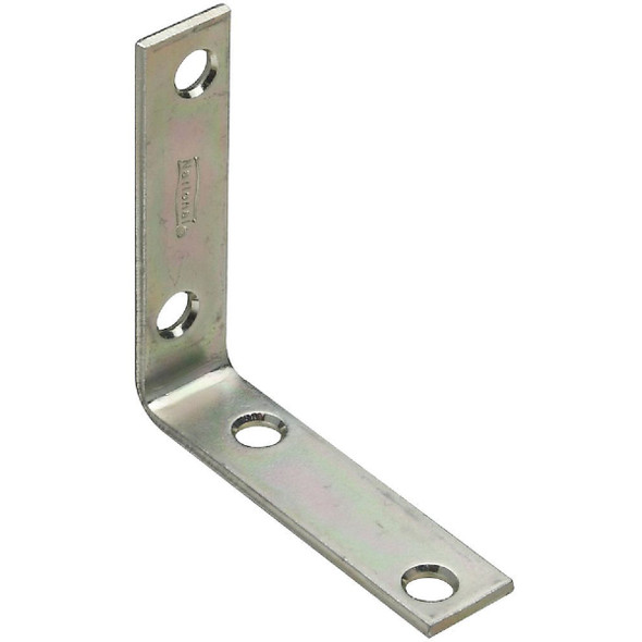 National Hardware 2-1/2 In. x 5/8 In. Zinc Steel Corner Brace (4-Count) N113-233