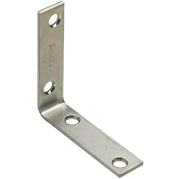 National Hardware 2-1/2 In. x 5/8 In. Zinc Steel Corner Brace (4-Count) N113-233