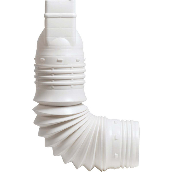 Amerimax Flex-A-Spout 3 In. x 4 In. x 3 In. or 4 In. Downspout Adapter