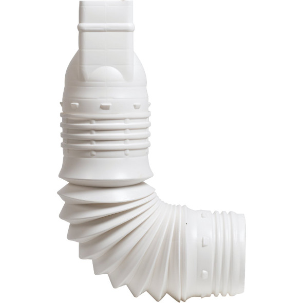 Amerimax 3 In. x 4 In. x 3 In. or 4 In. Downspout Adapter ADP53129HP