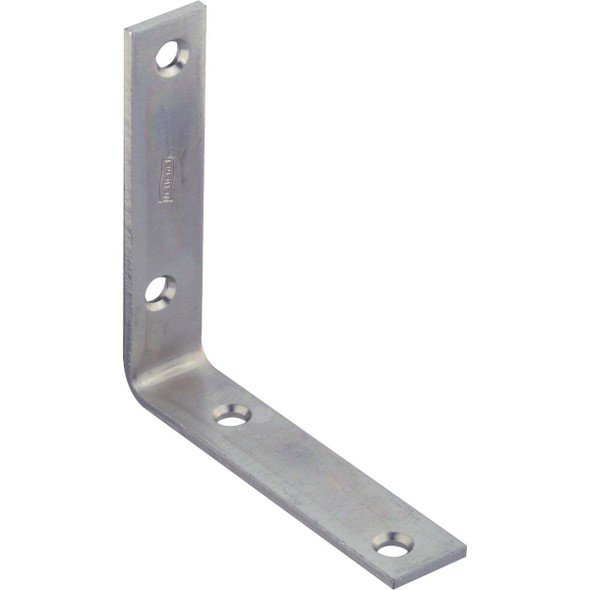 National Hardware 4 In. x 7/8 In. Zinc Corner Brace N220-145 Pack of 10