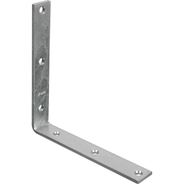 National Hardware 8 In. x 1-1/4 In. Zinc Corner Brace N220-178 Pack of 5